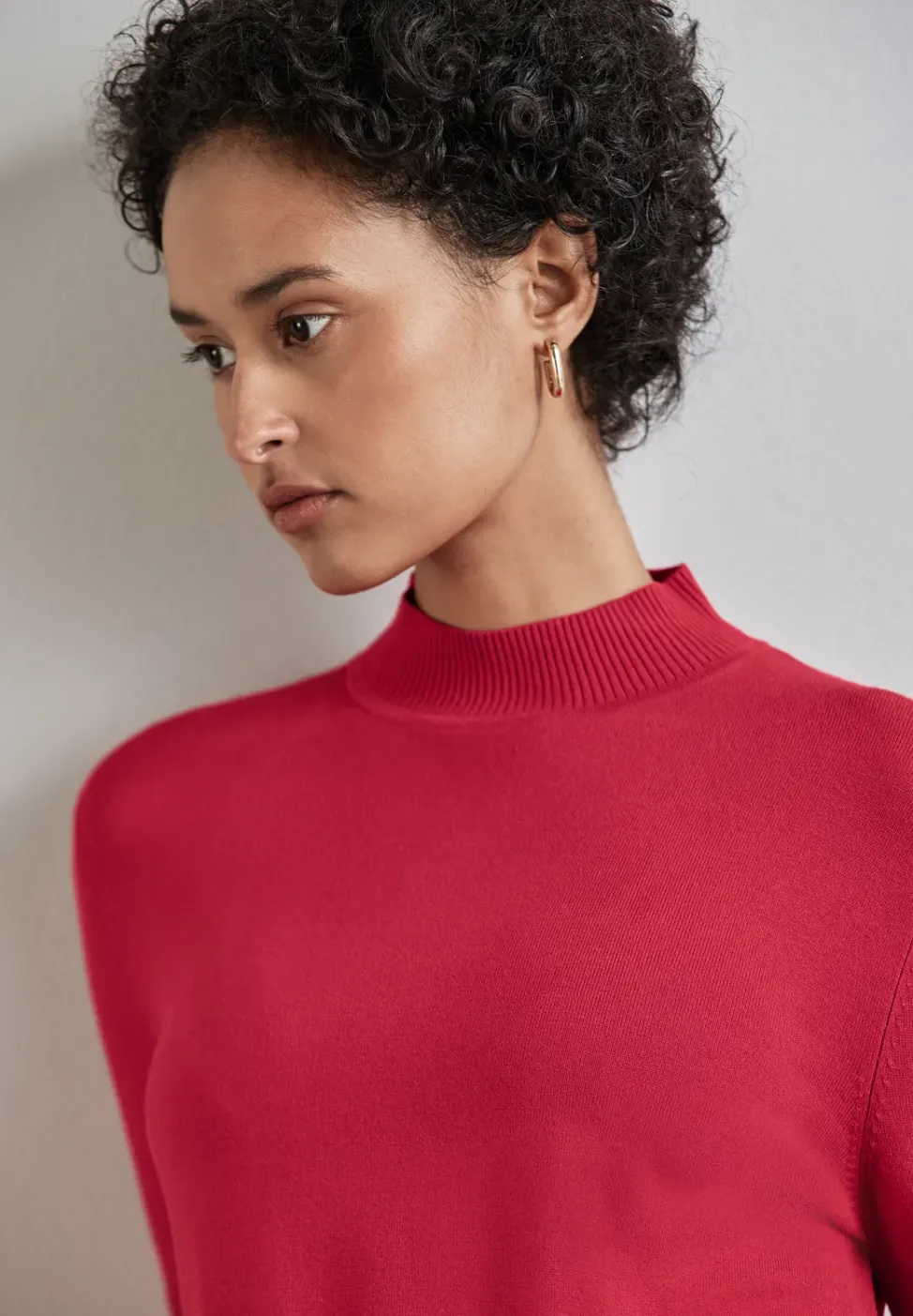 Basic Rollkragen-Pullover