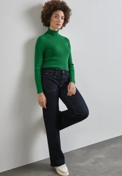 Basic Rollkragen-Pullover