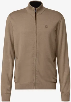 Basic Strickjacke mit Zipper
