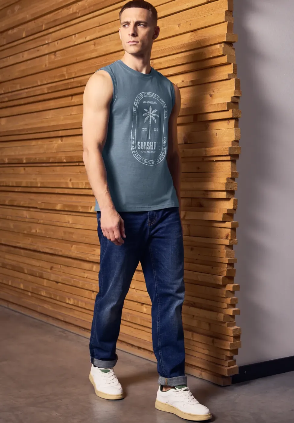 Basic Tanktop mit Print