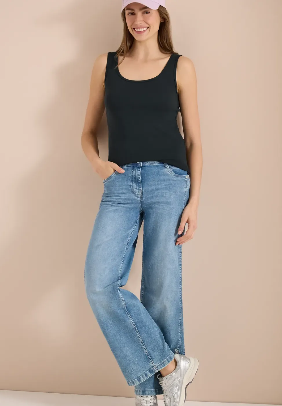 Basic Top aus reiner Baumwolle