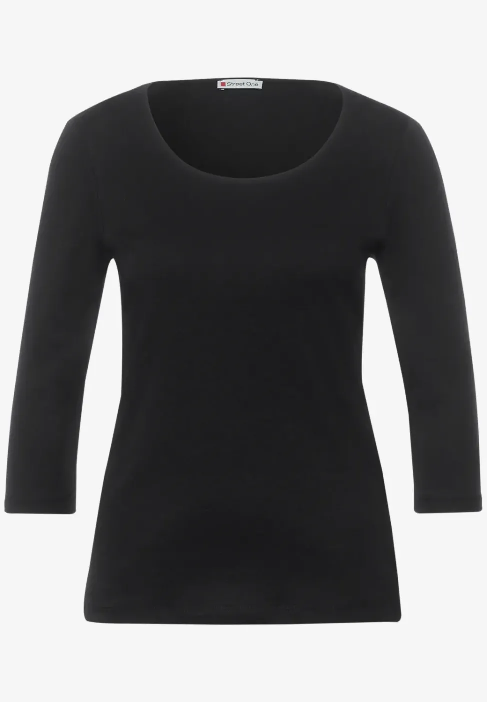 Basic T-Shirt mit 3/4 Arm