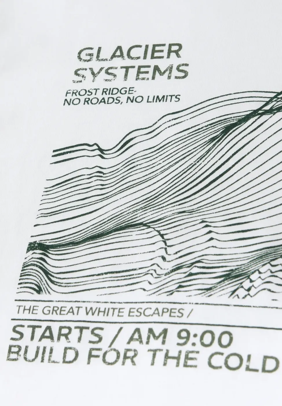 Basic T-Shirt mit Frontprint