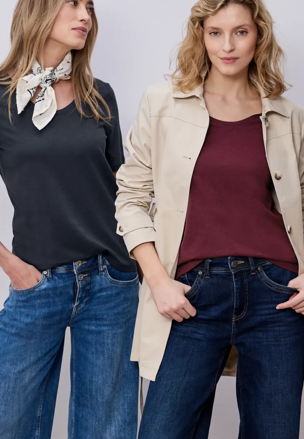 Basic T-Shirt mit Kurzarm im 2er-Pack