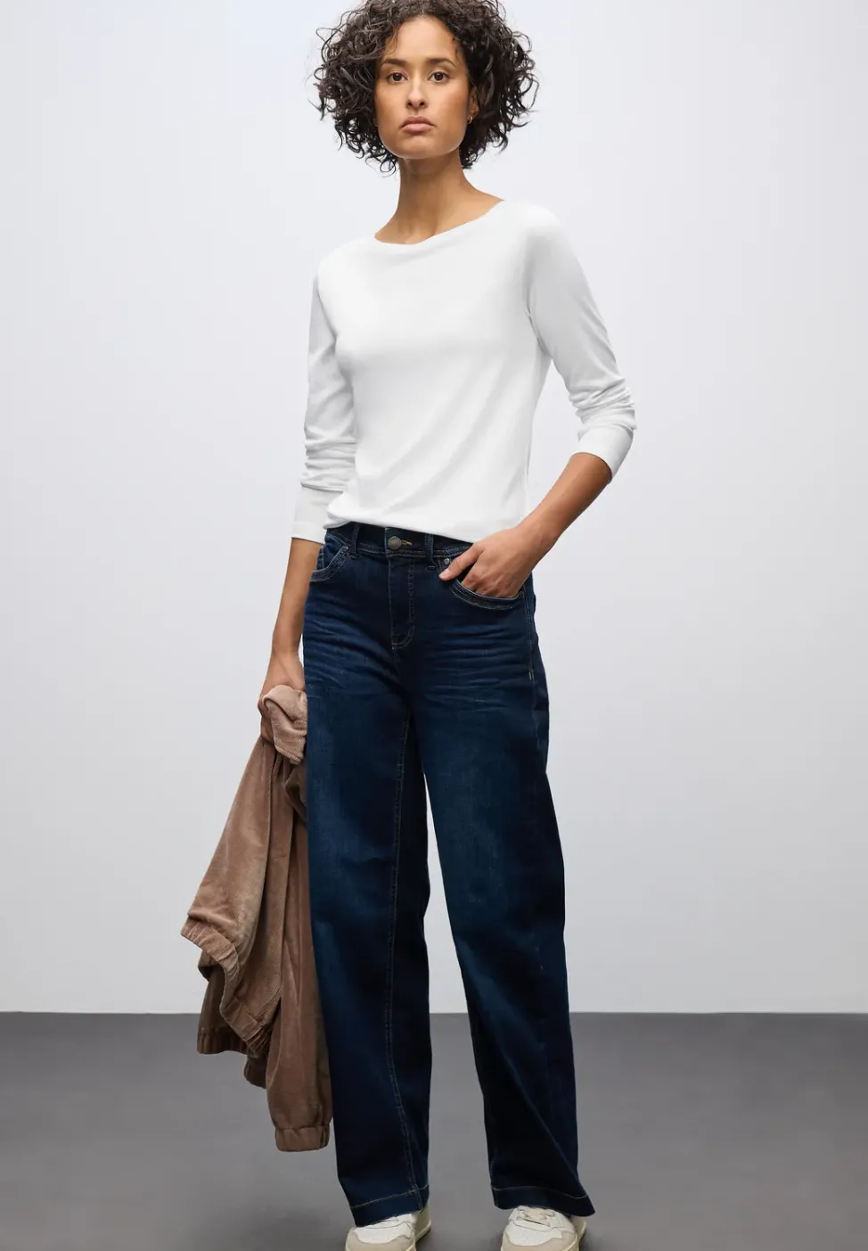 Basic Langarmshirt