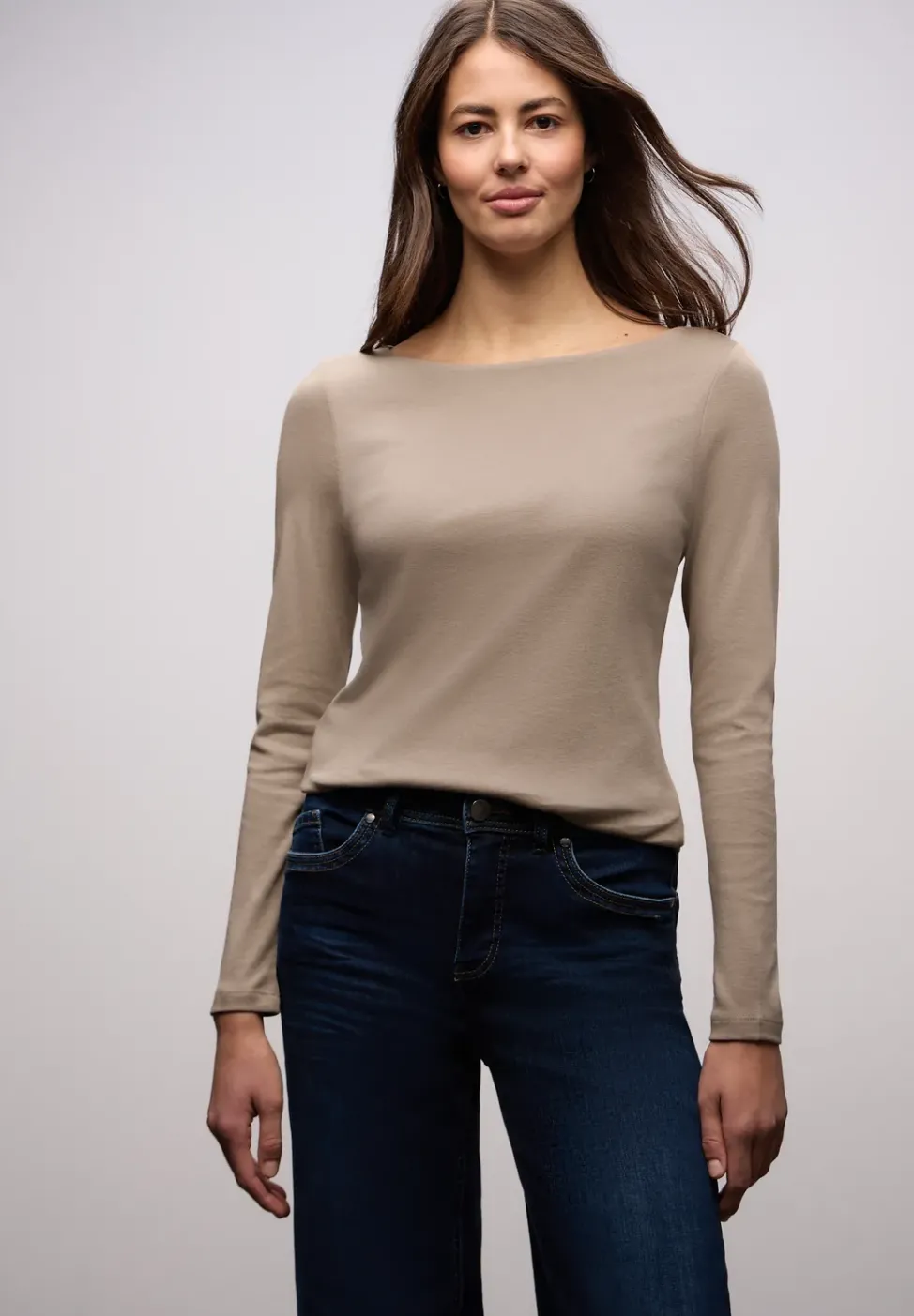 Basic Langarmshirt