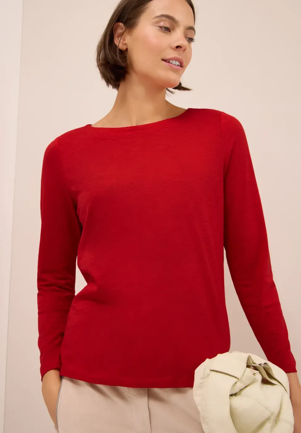 Basic Langarmshirt