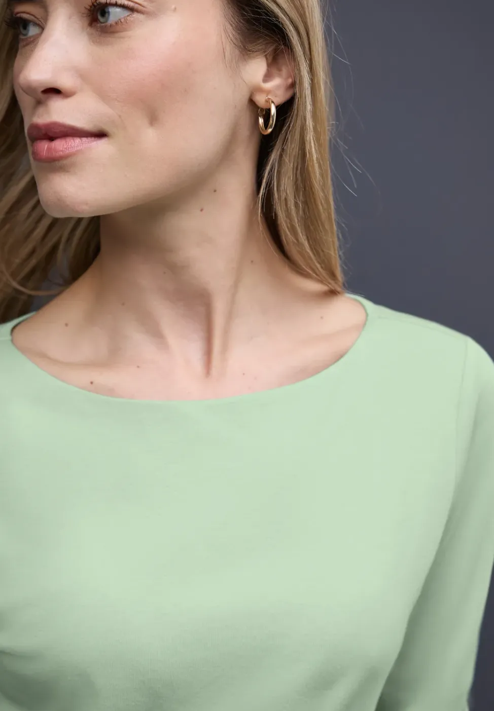 Basic Langarmshirt