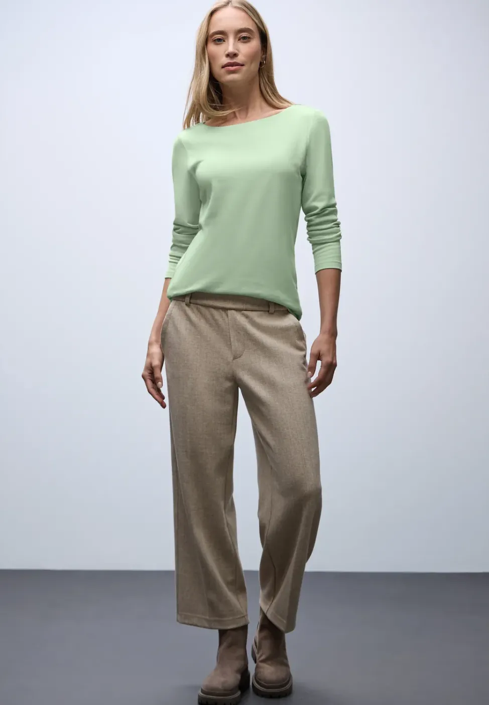 Basic Langarmshirt