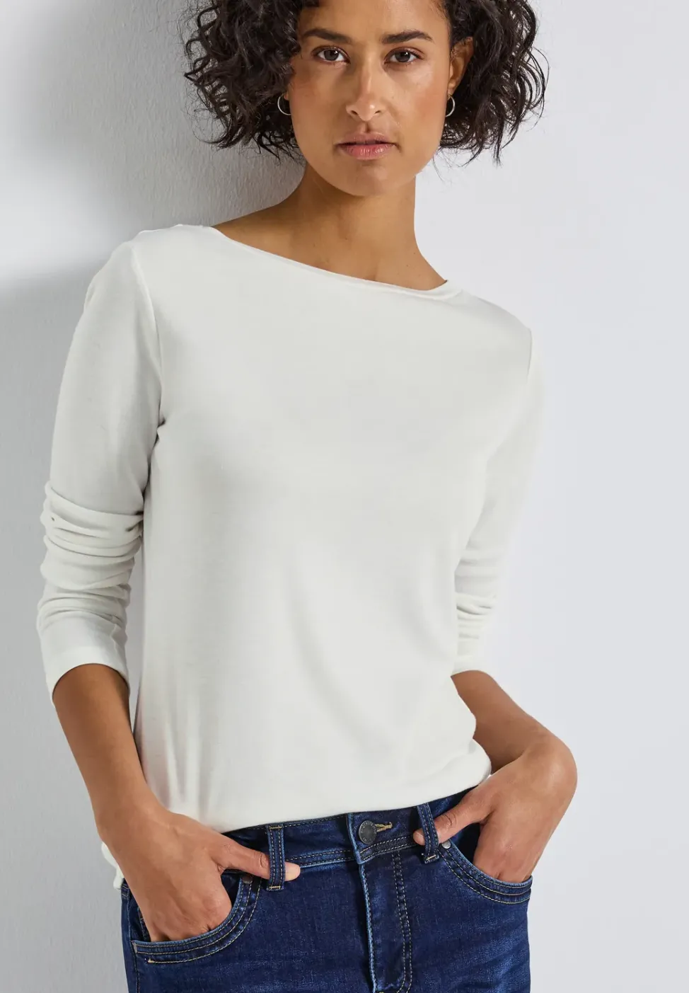 Basic Langarmshirt