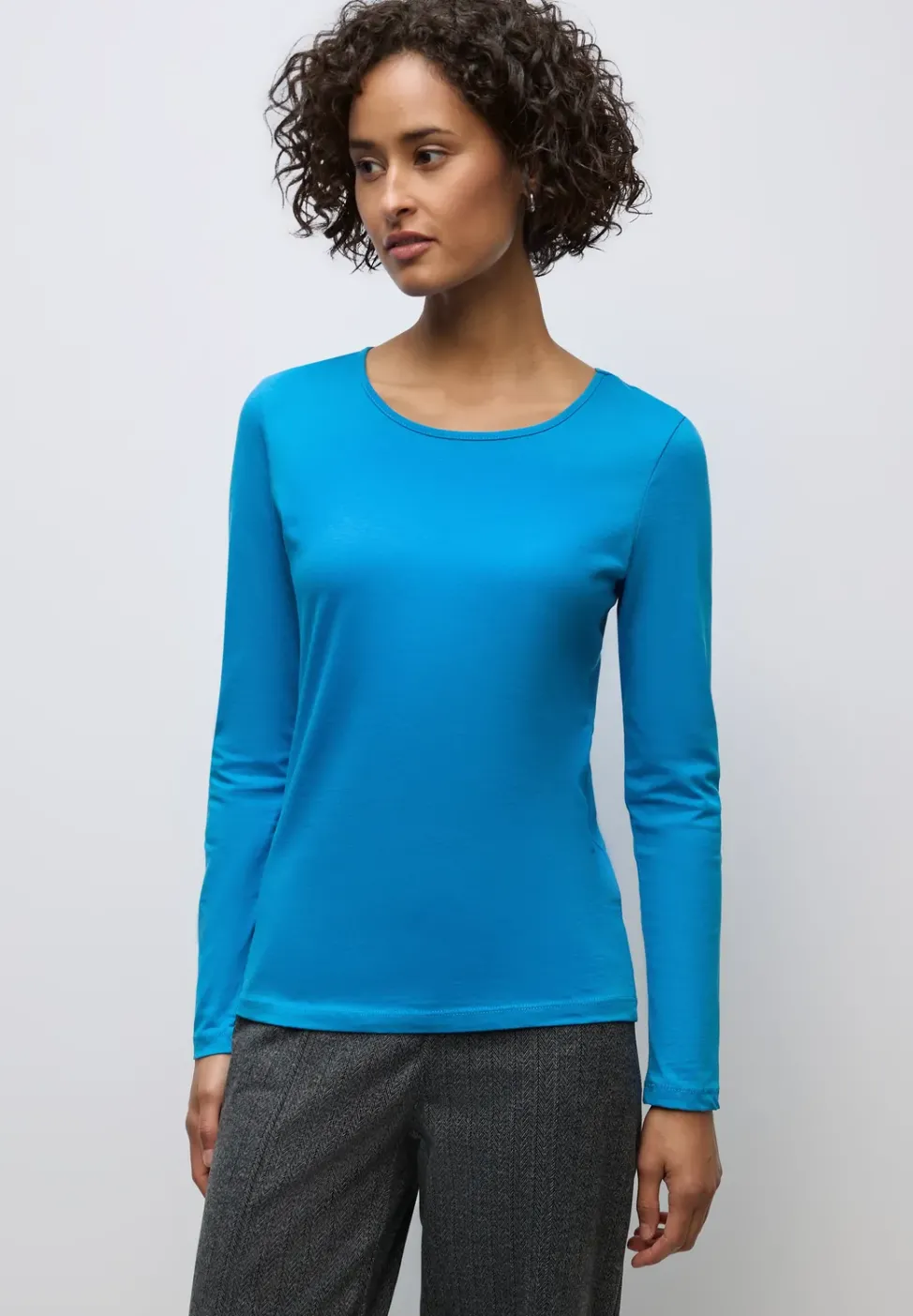 Basic Langarmshirt