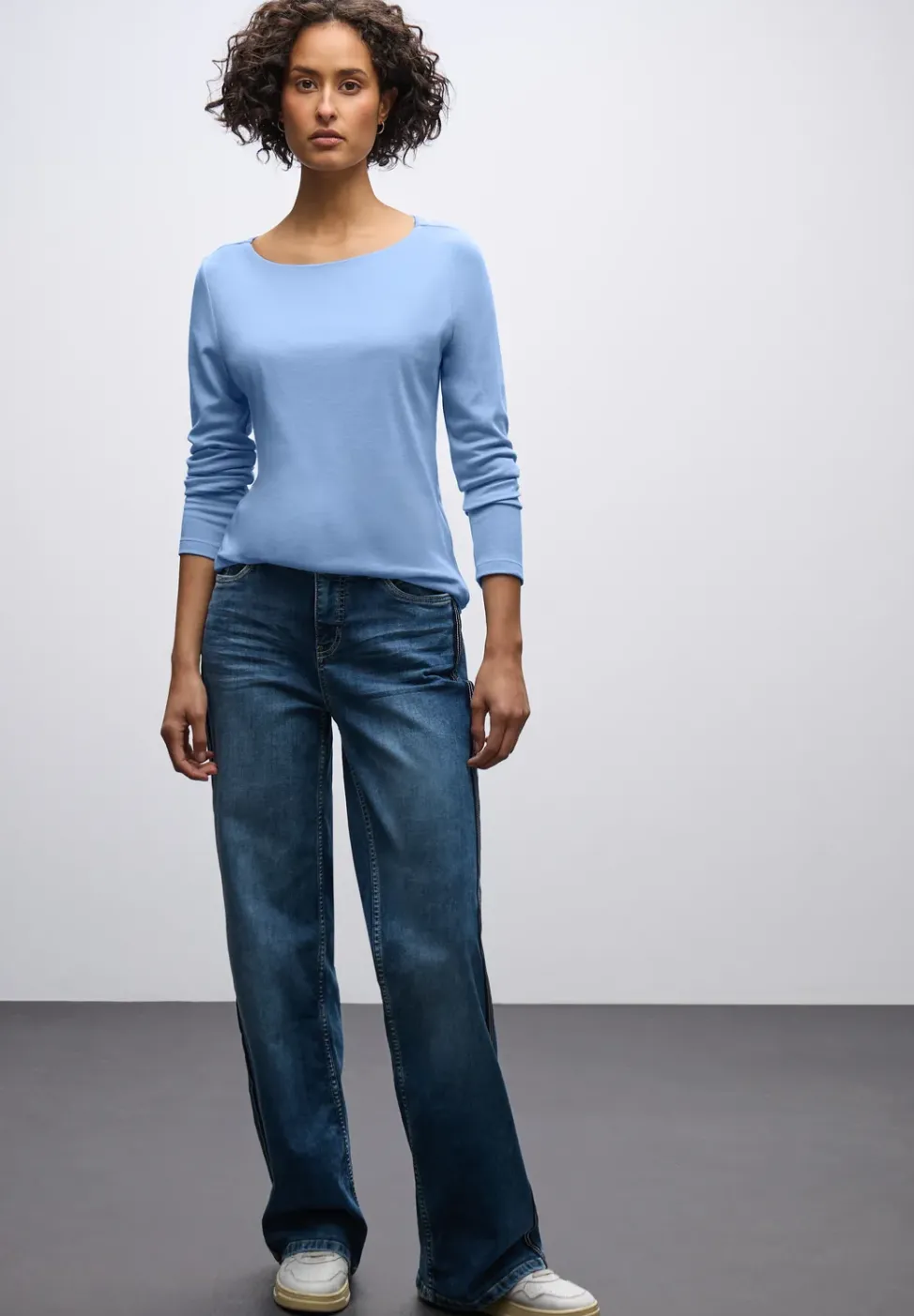 Basic Langarmshirt