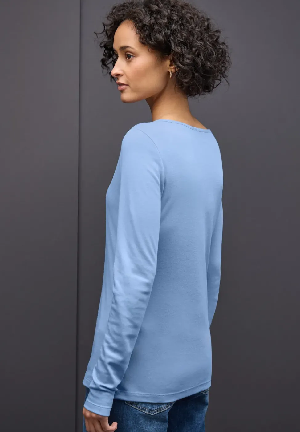Basic Langarmshirt