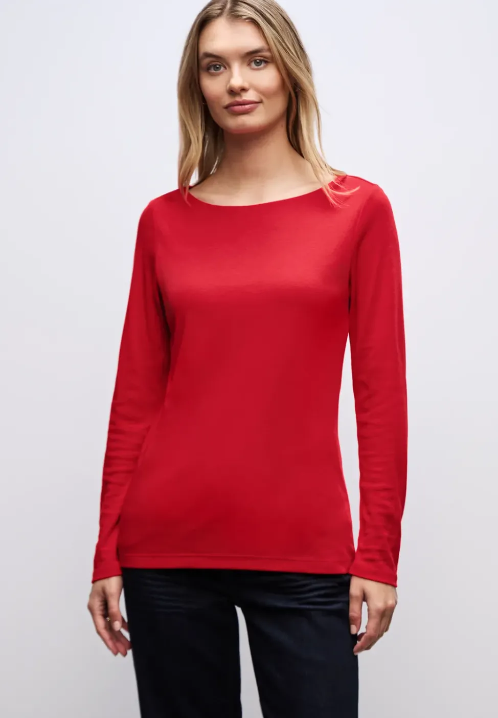 Basic Langarmshirt