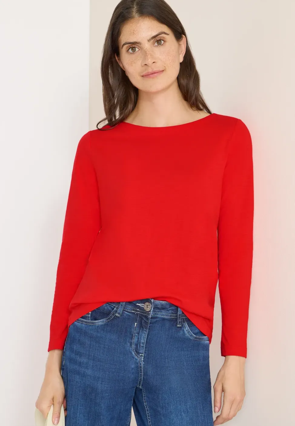 Basic Langarmshirt