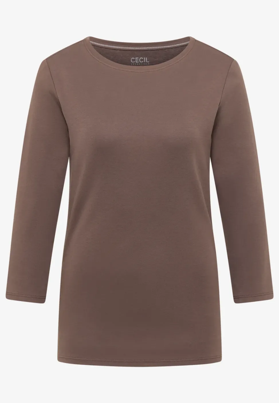 Basic Shirt in Unifarbe