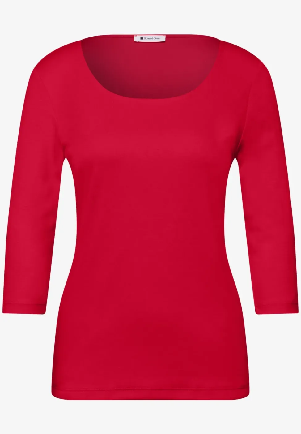 Basic Shirt mit blickdichter Front
