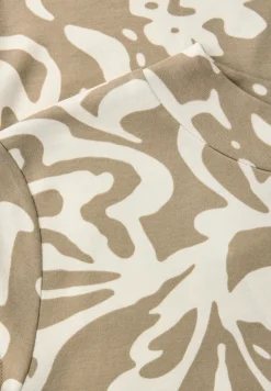 Basic Shirt mit floralem Grafikprint