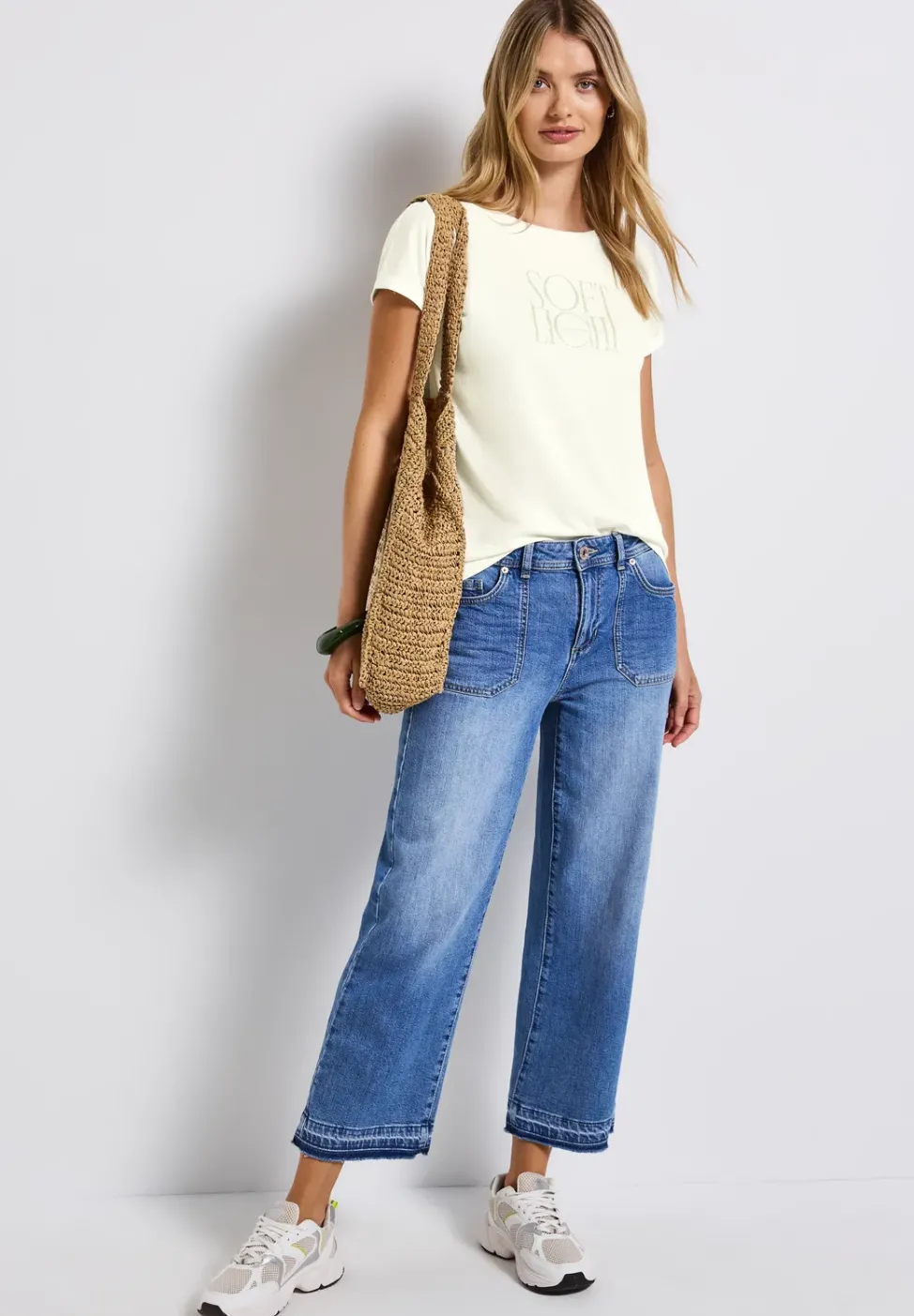 Basic Shirt mit Print