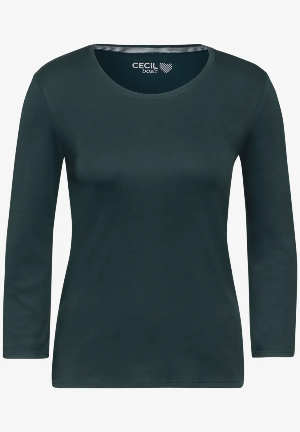 Basic Shirt mit Rundhals