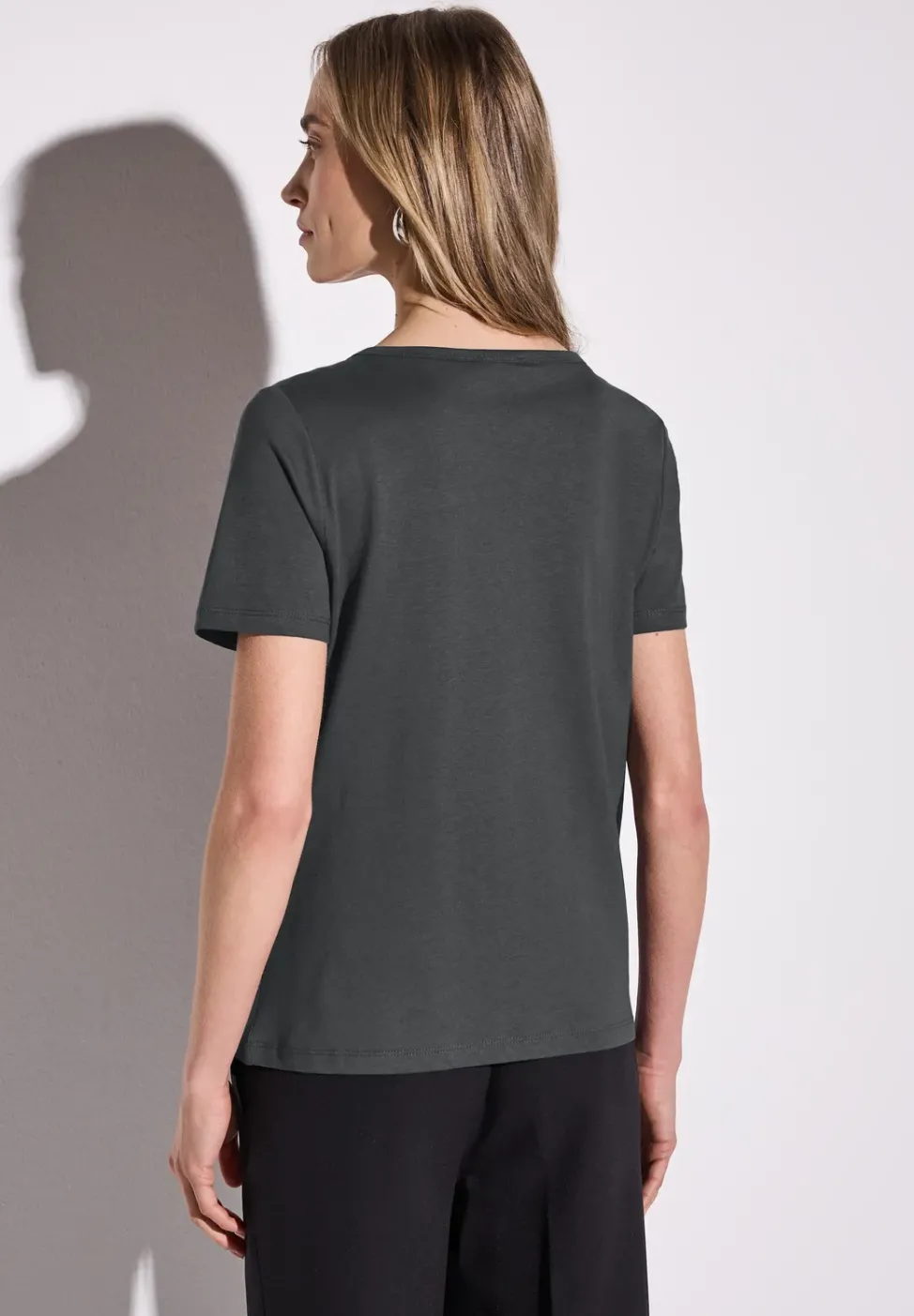 Basic Shirt mit Wording