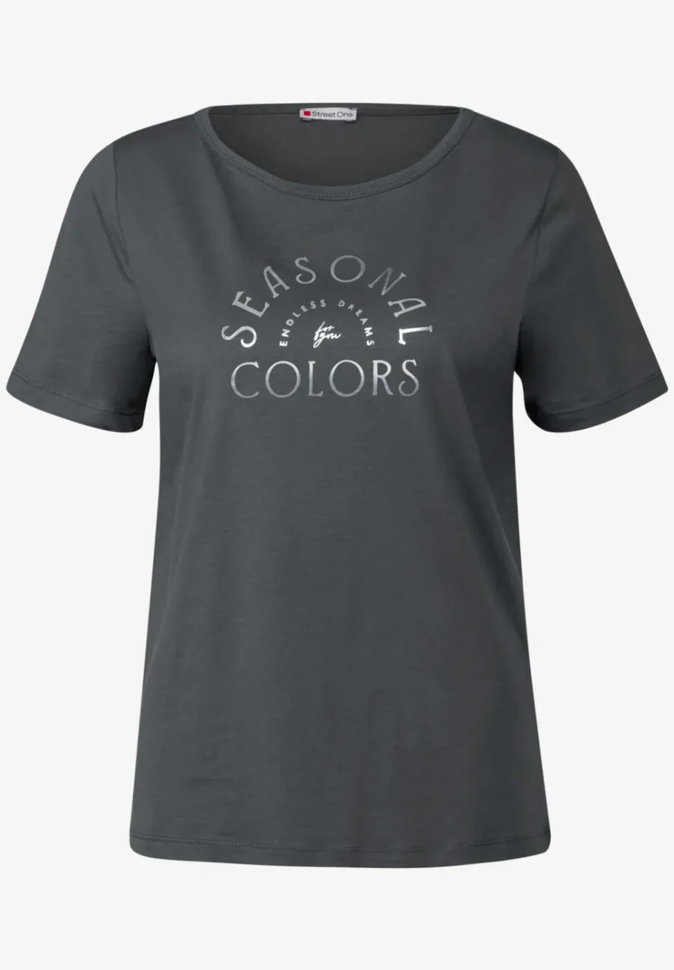 Basic Shirt mit Wording