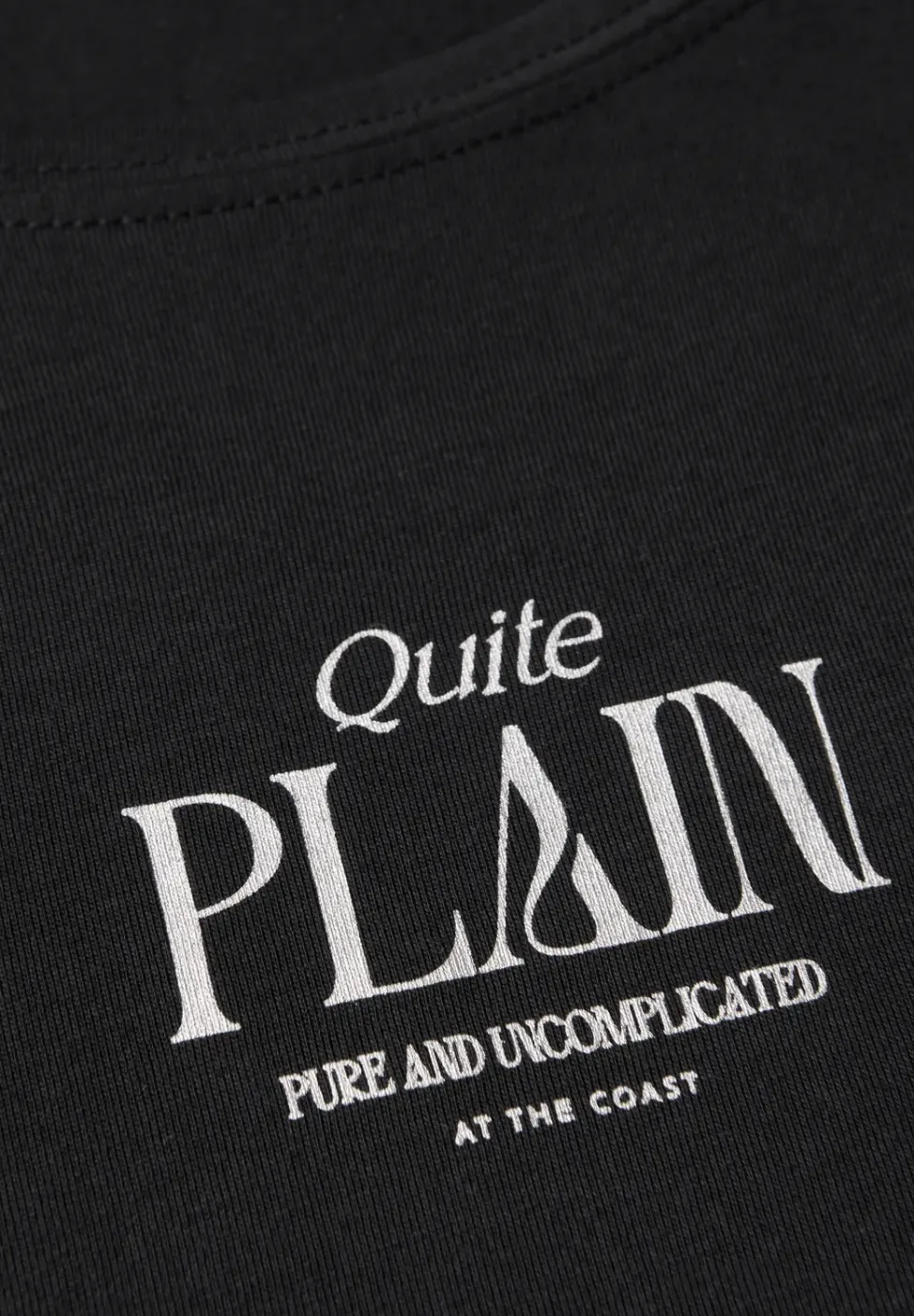 Basic Shirt mit Wording