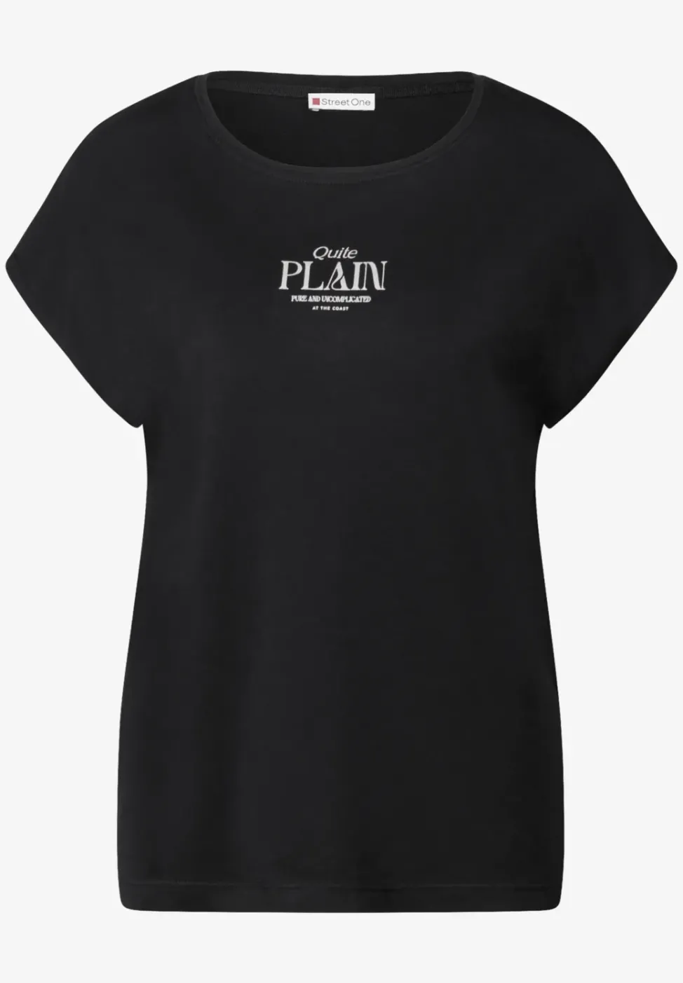 Basic Shirt mit Wording