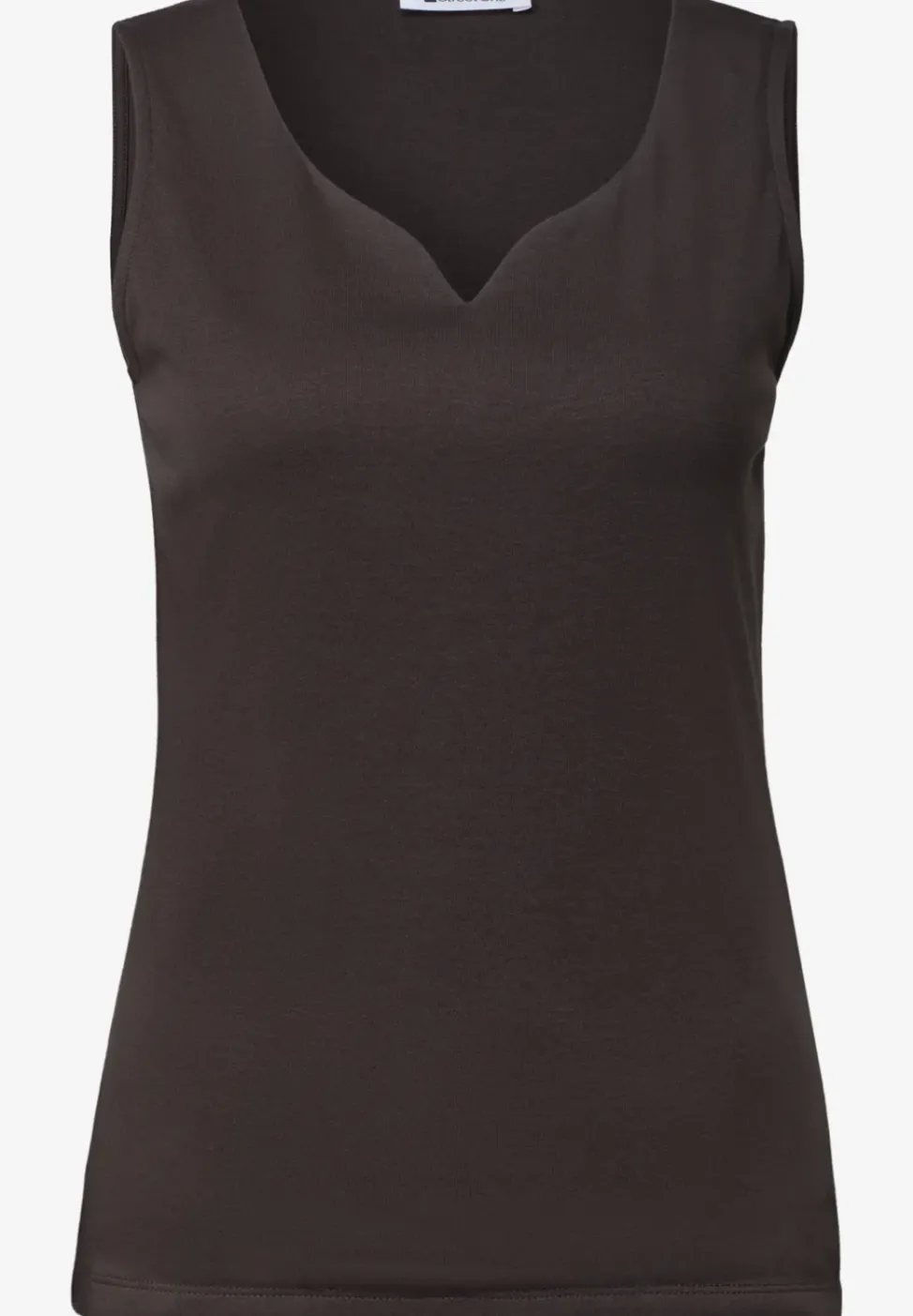 Basic Top mit Herzausschnitt