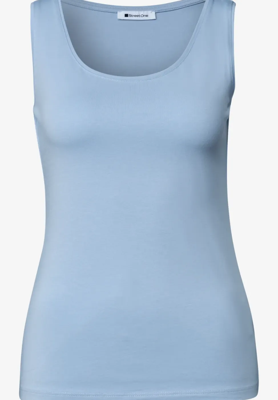 Basic Top mit Rundhals aus Jersey