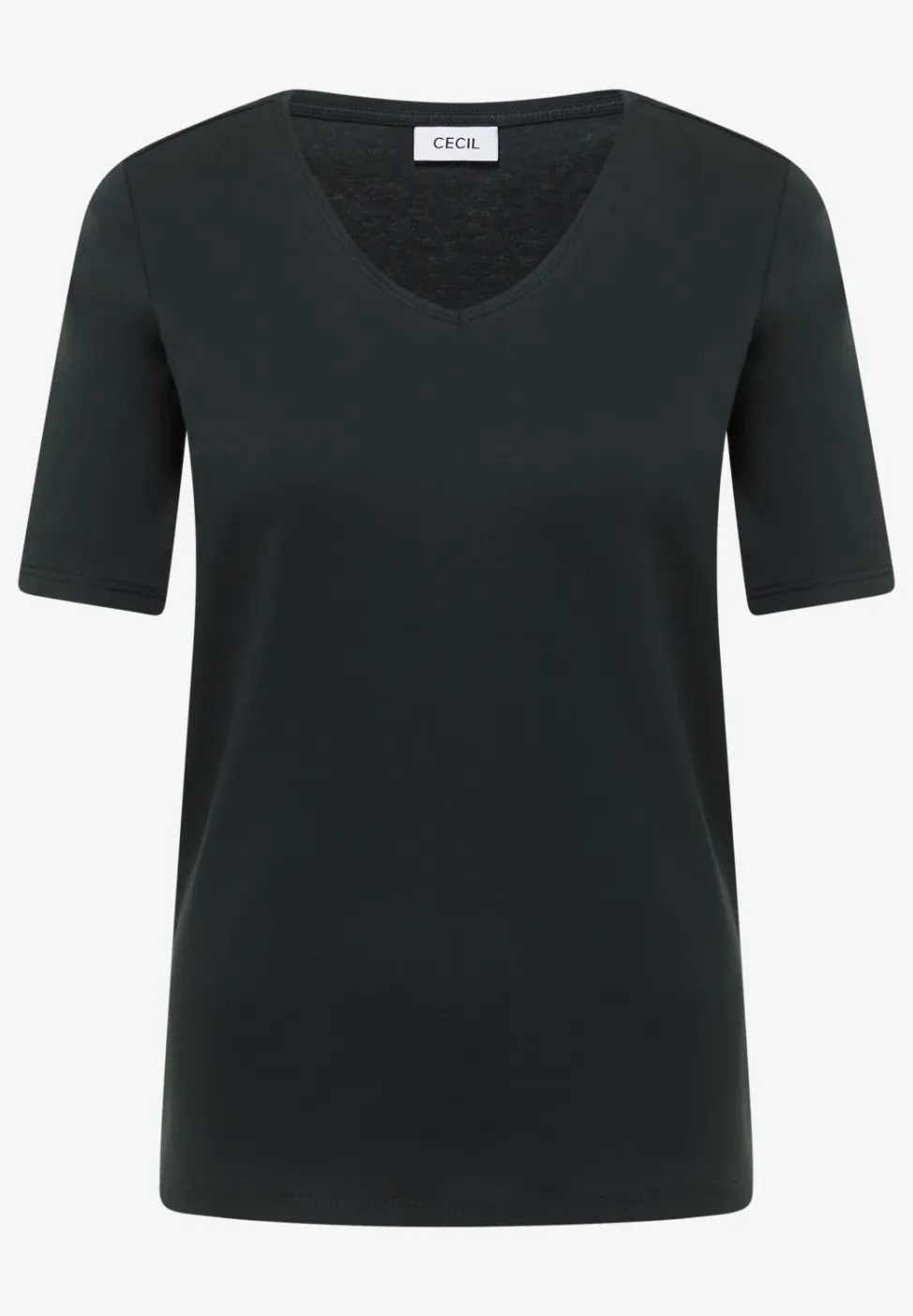 Basic T-Shirt aus Baumwolle