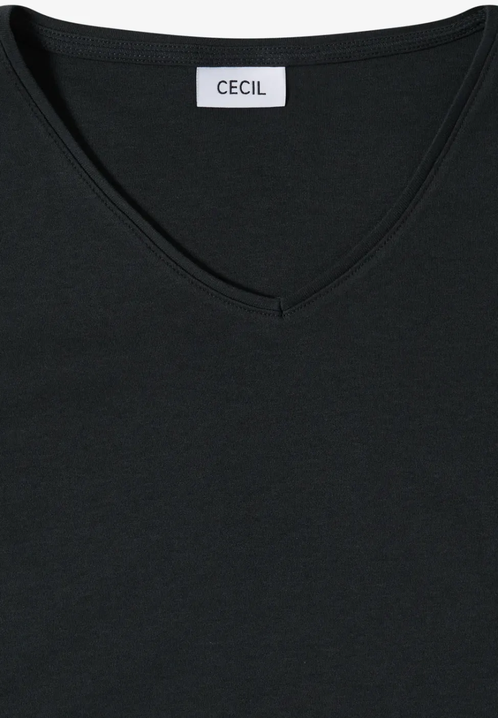 Basic T-Shirt aus Baumwolle