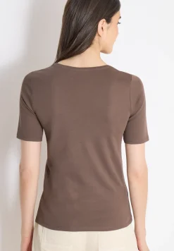 Basic T-Shirt aus Baumwolle