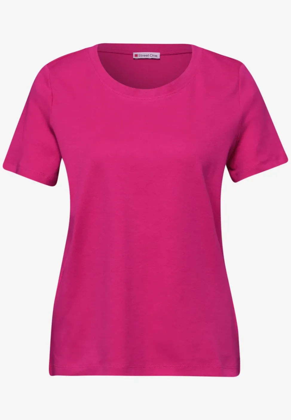 Basic T-Shirt aus reiner Baumwolle
