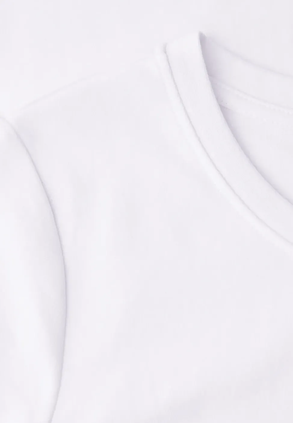 Basic T-Shirt aus reiner Baumwolle