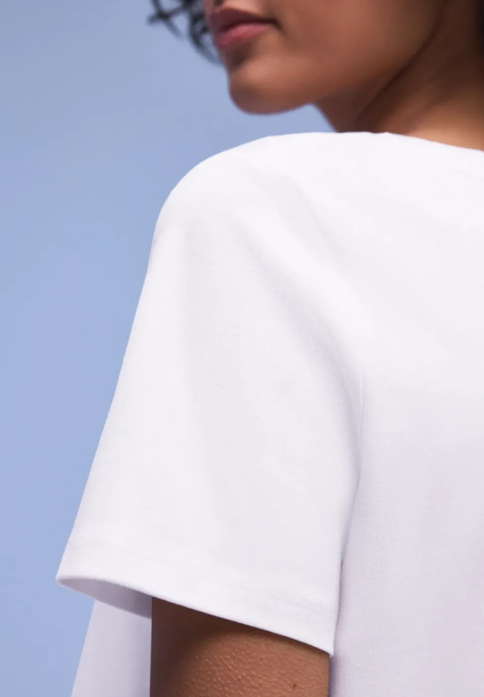 Basic T-Shirt aus reiner Baumwolle