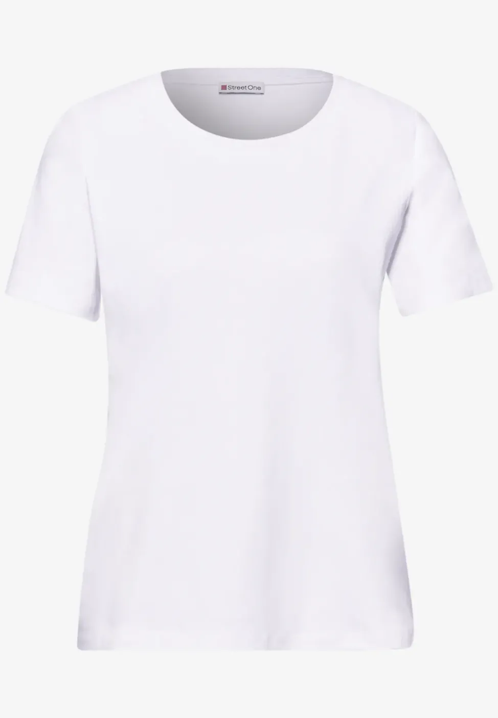 Basic T-Shirt aus reiner Baumwolle