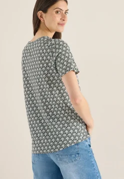 Basic T-Shirt mit Minimal Print