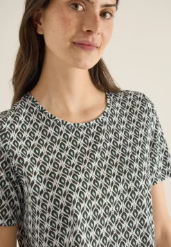 Basic T-Shirt mit Minimal Print
