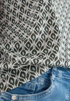 Basic T-Shirt mit Minimal Print