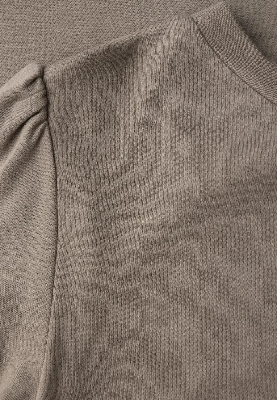 Basic T-Shirt mit Raffung