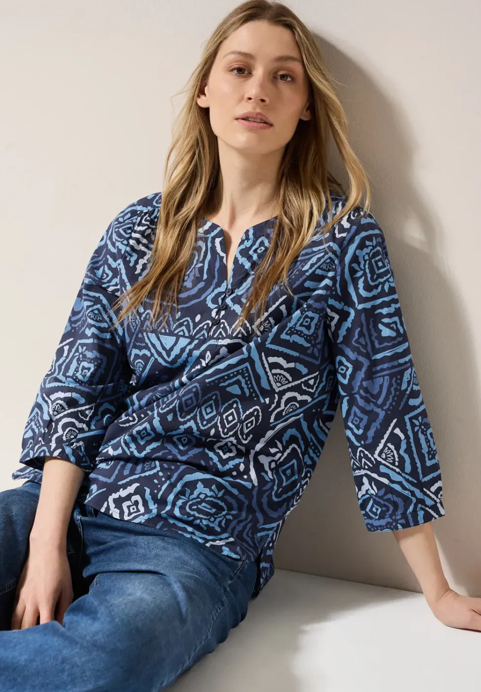 Bedruckte Bluse