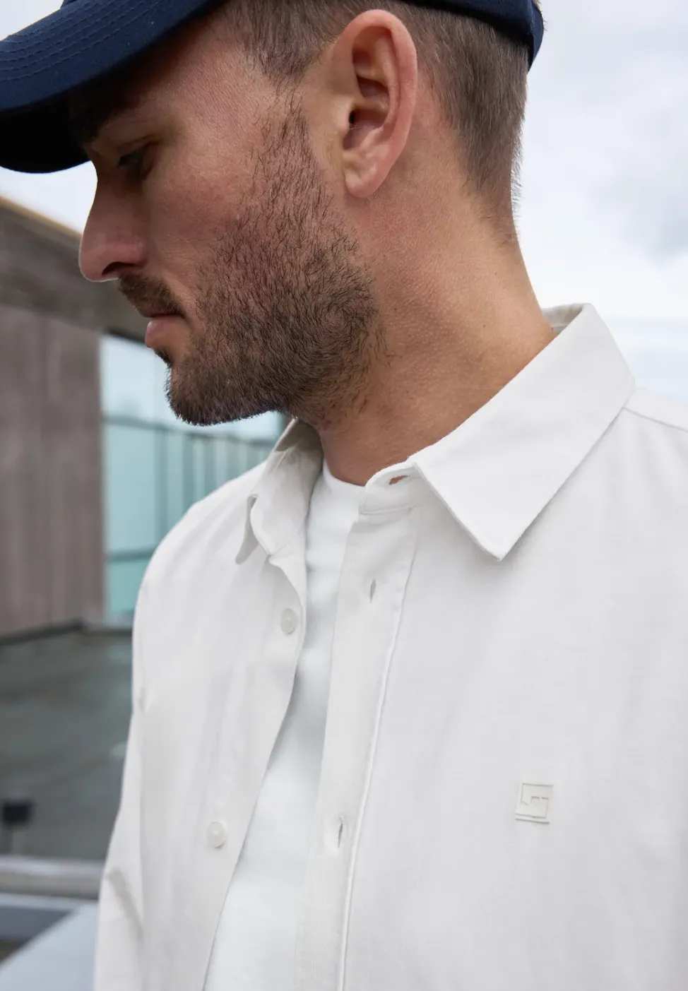 Bequemes Jersey Hemd