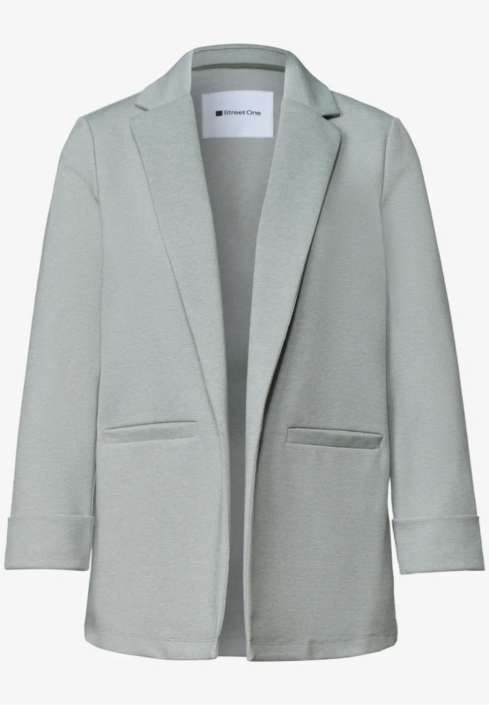 Blazer im langen und offenen Schnitt