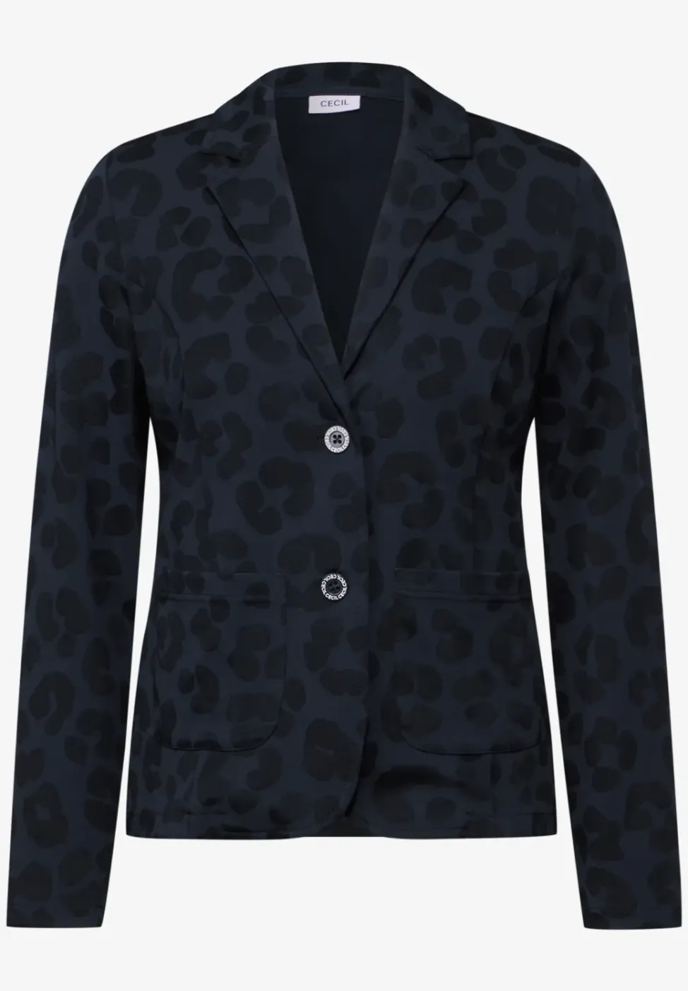 Blazer mit Leo-Struktur