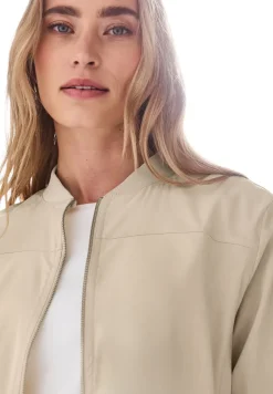 Blouson in Unifarbe