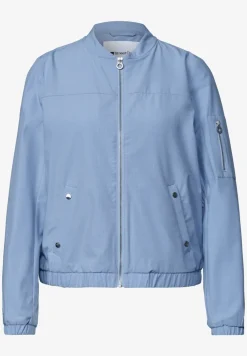 Blouson mit Rundhals und Zipper