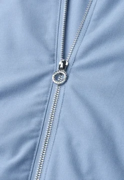Blouson mit Rundhals und Zipper