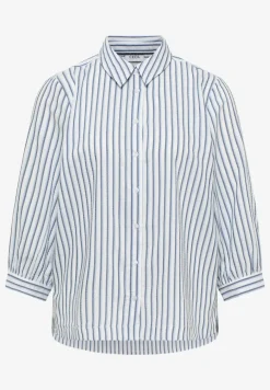 Bluse in Seersucker Qualität