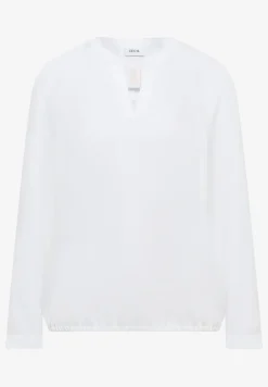 Bluse in Unifarbe